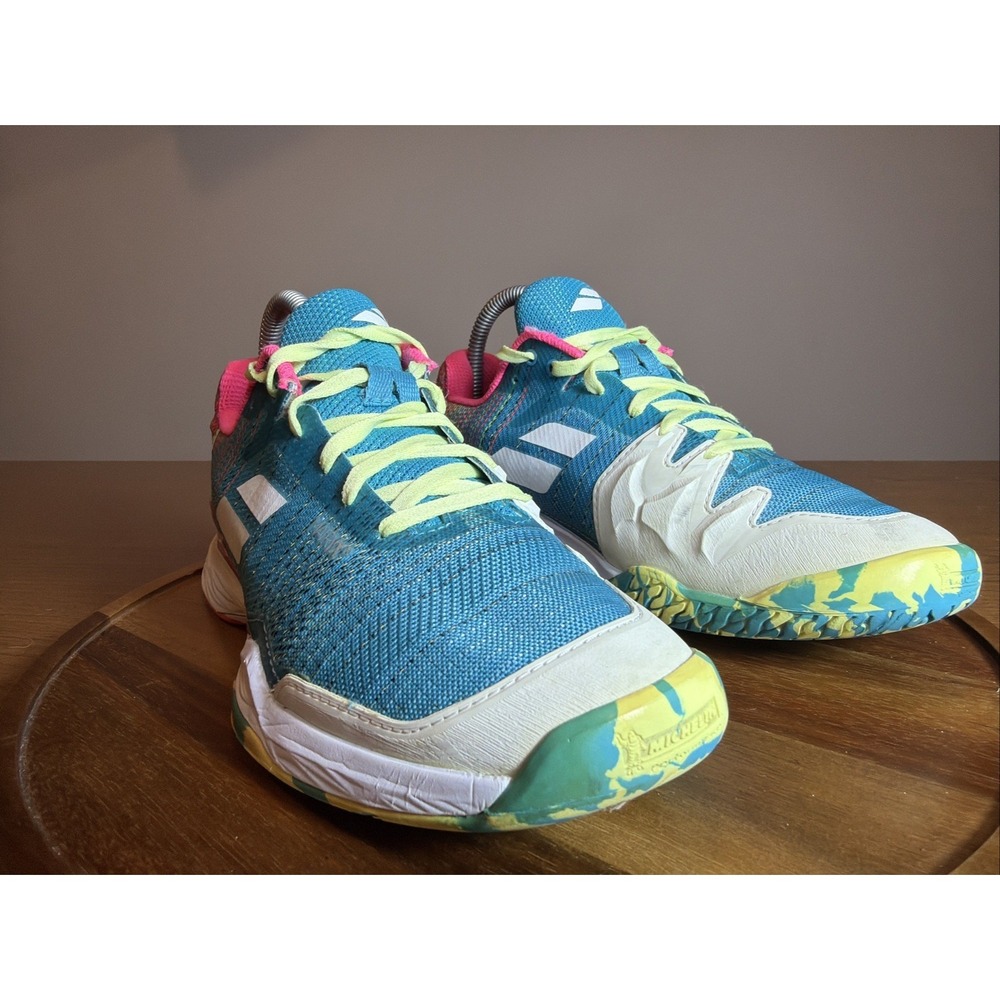 Babolat Jet Mach 2 Women Tennis Pickleball Shoes Blue Pink Michelin US 8 - Picture 5 of 16
